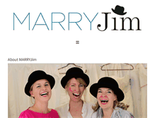 Tablet Screenshot of marryjim.com